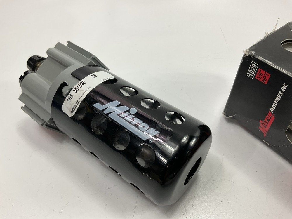 Milton 1029 3/8" Pneumatic Compressed Air Polycarbonate Precision Lubricator