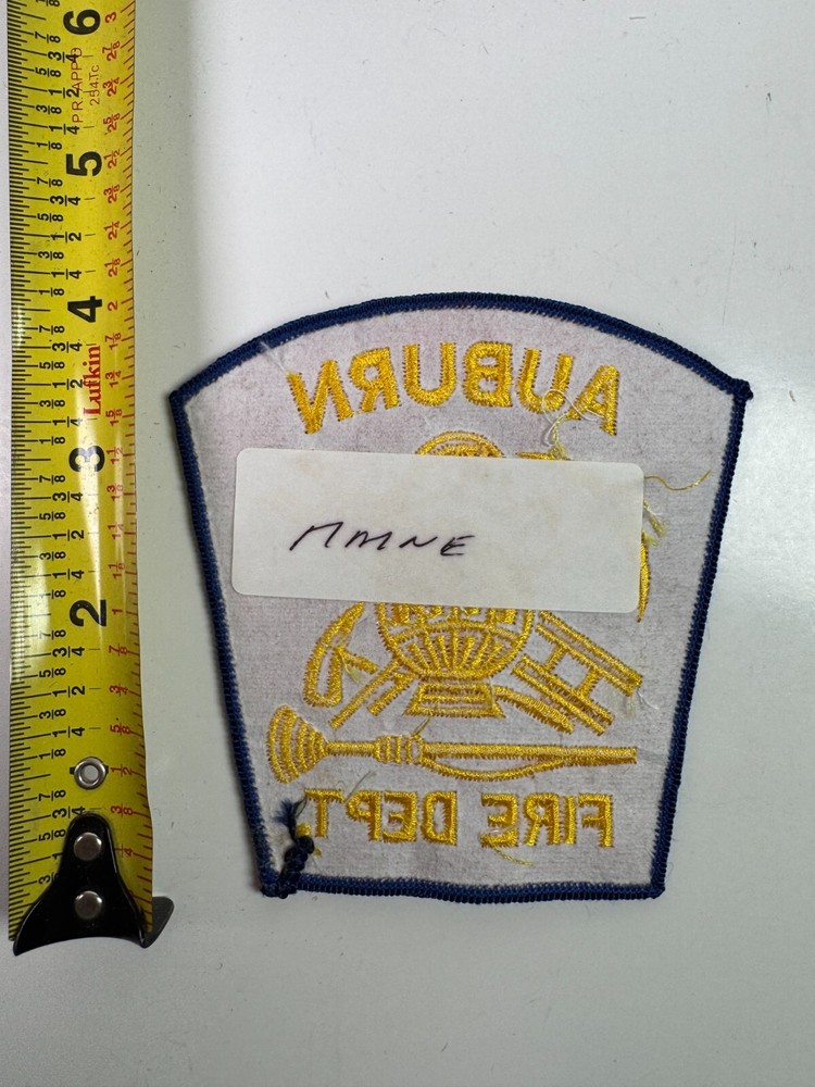 Auburn Fire Maine ME Patch O7