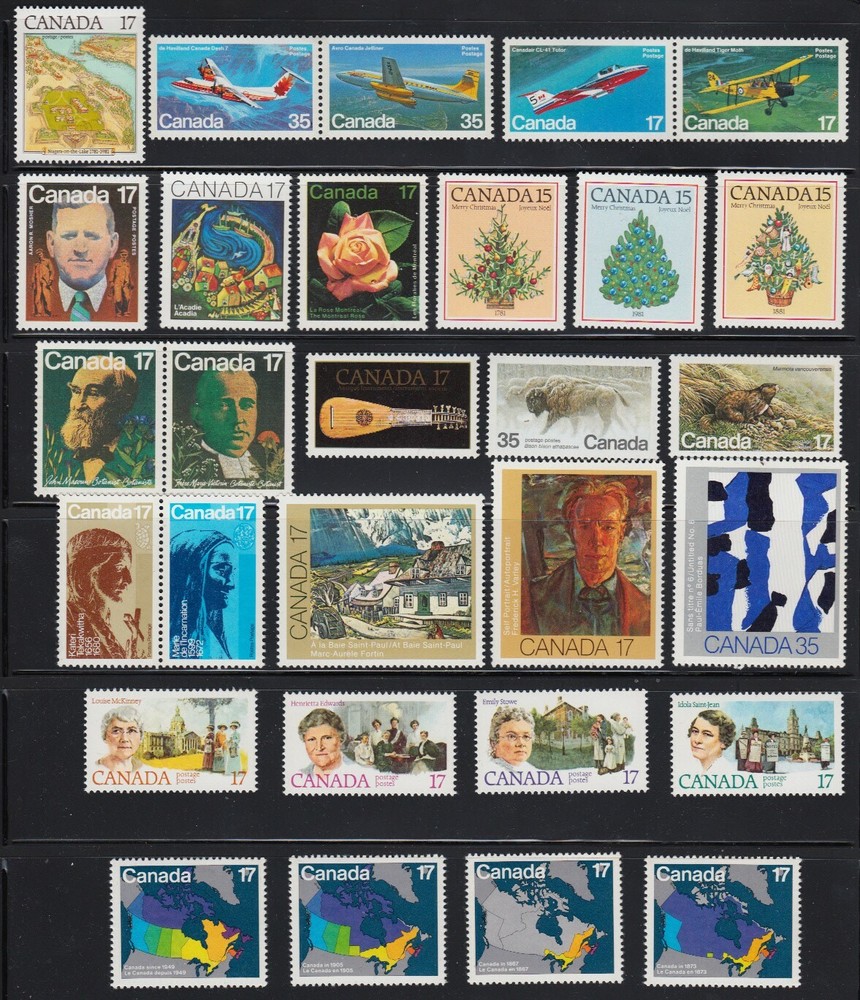 Canada = 1968-1981 Years Collection = MNH