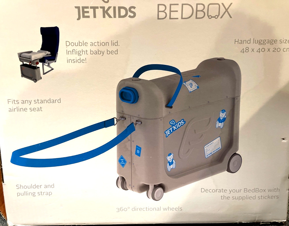 JETKIDS BedBox Four Step Inflight Bed for Children