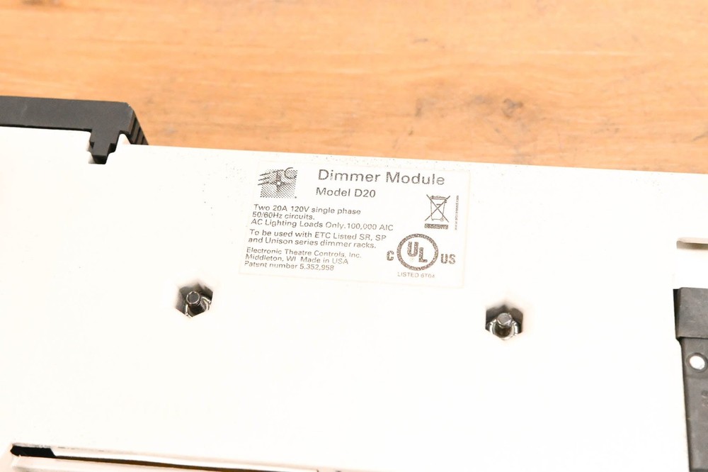 ETC D20 Dual 20A Dimmer Module (PAIR) CG01Y3C