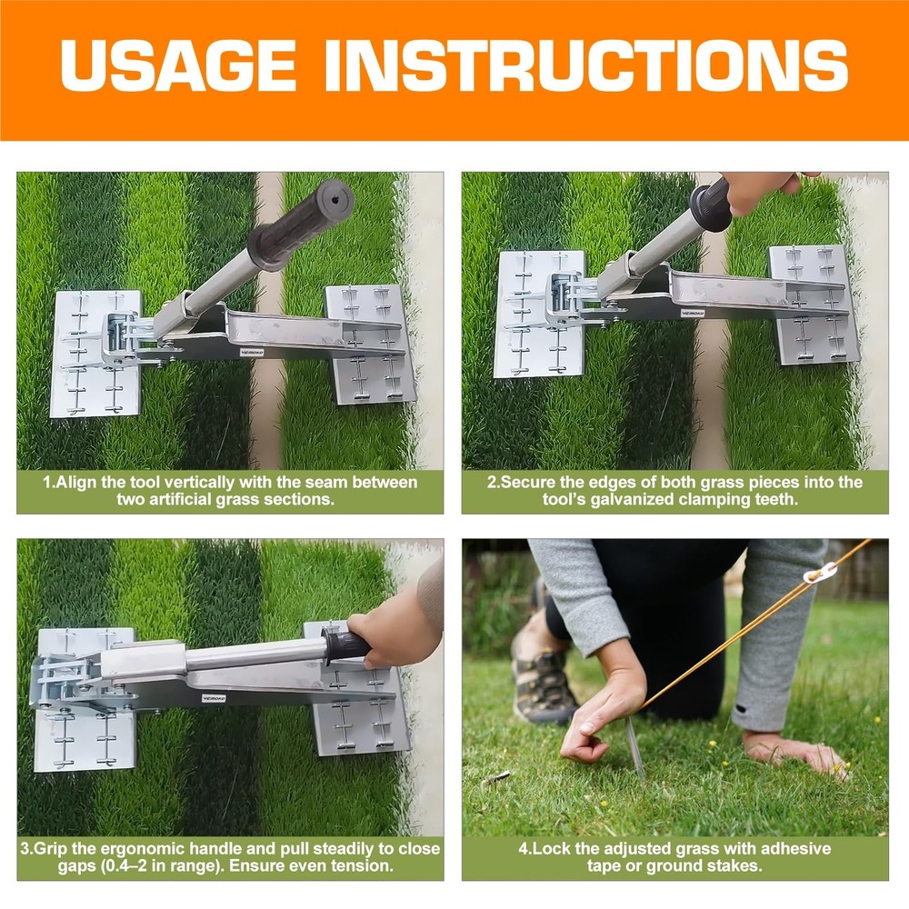 Artificial Grass Installation Tools Artificial Turf Puller,Professional Turf ...