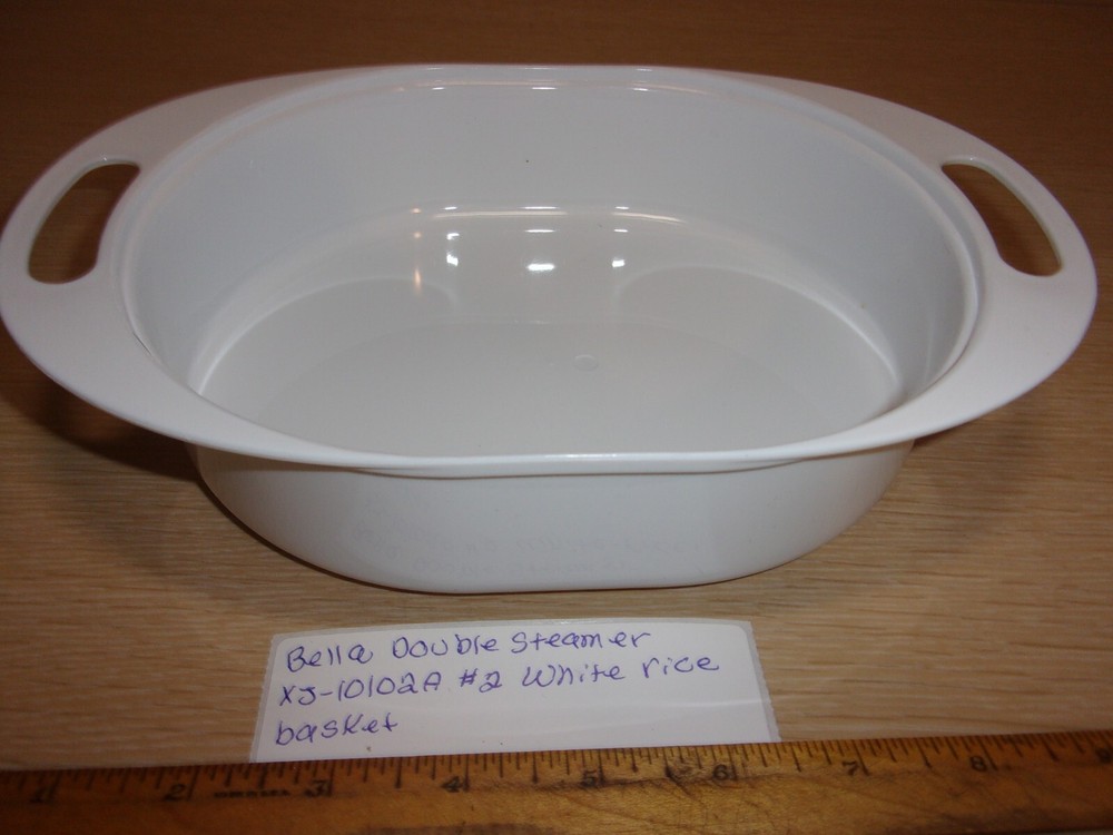REPLACEMENT PART FOR A BELLA DOUBLE STEAMER XJ-10102A WHITE RICE BASKET