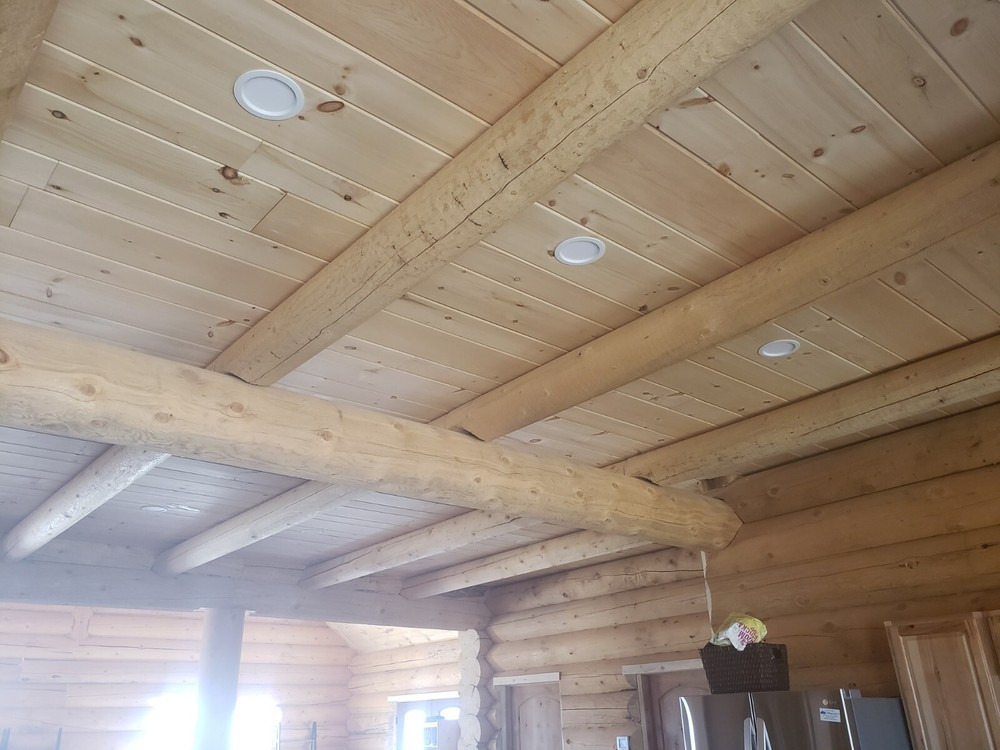 LARGE -5,000 sq.ft LOG CABIN HOME shell kit 12in logs