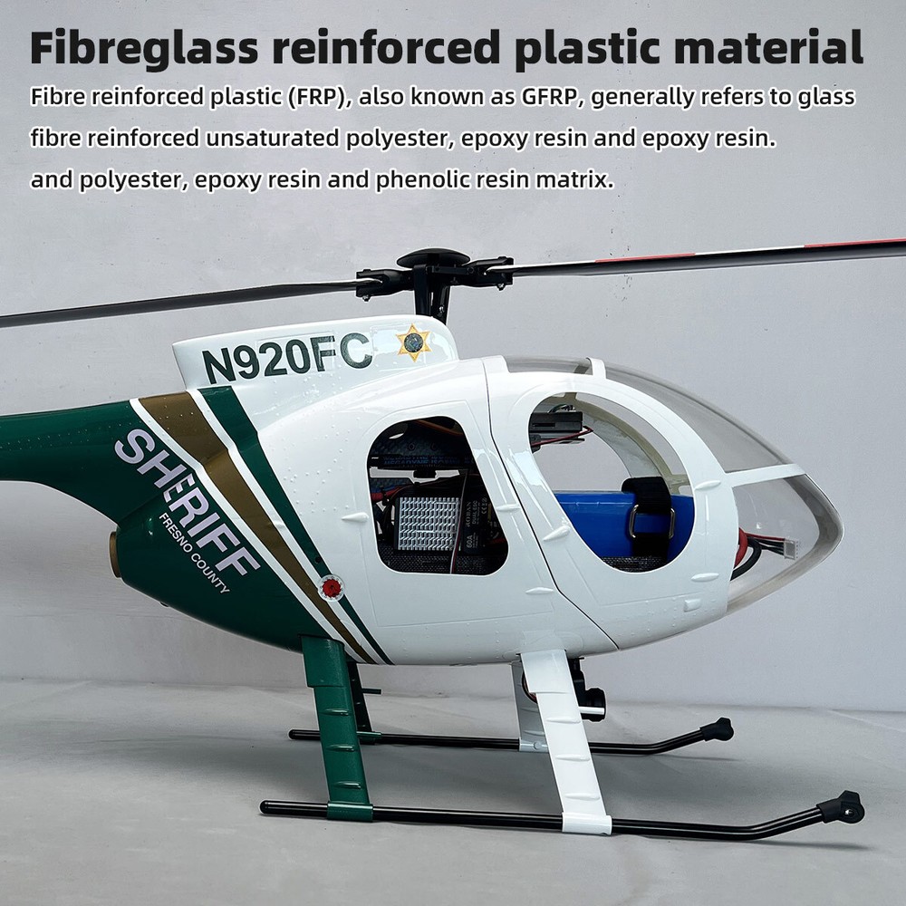 ROBAN RTF MD-500E Super Scale 470 Size GPS Stabilized Helicopter