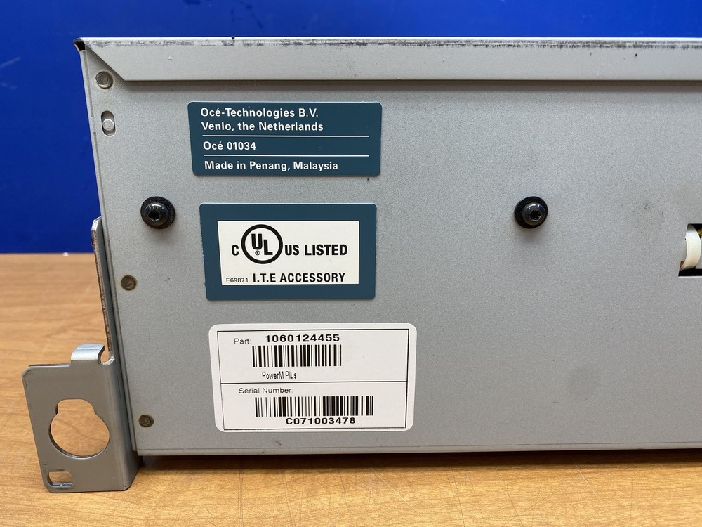 OCE TECHNOLOGIES 600 PRINTER POWER SUPPLY 01034 PN1060124455