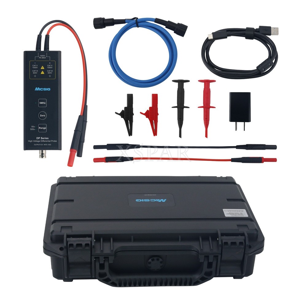 Micsig Optional model Differential Probe Dual Range Selection Oscilloscope Probe