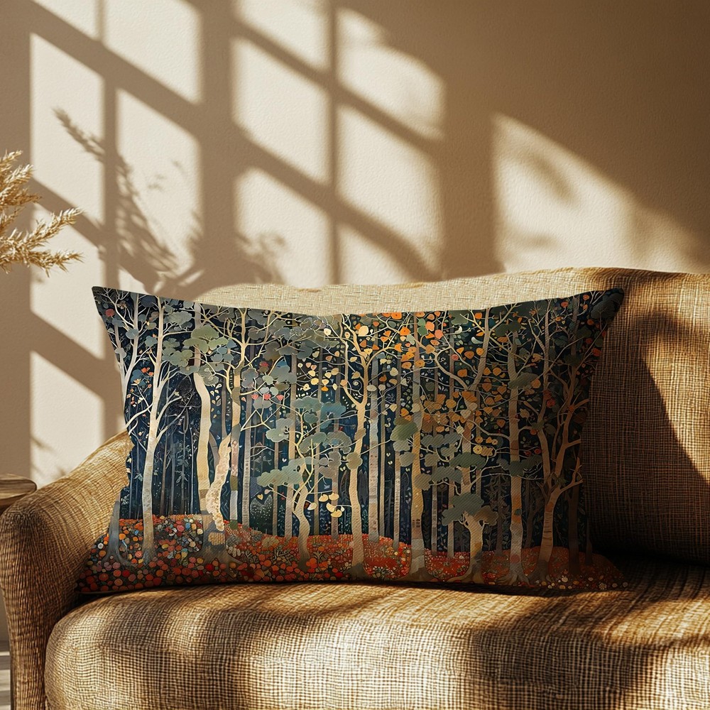 Pillow Covers 20x12 Double-Sided Rustic Autumn Forest Fall