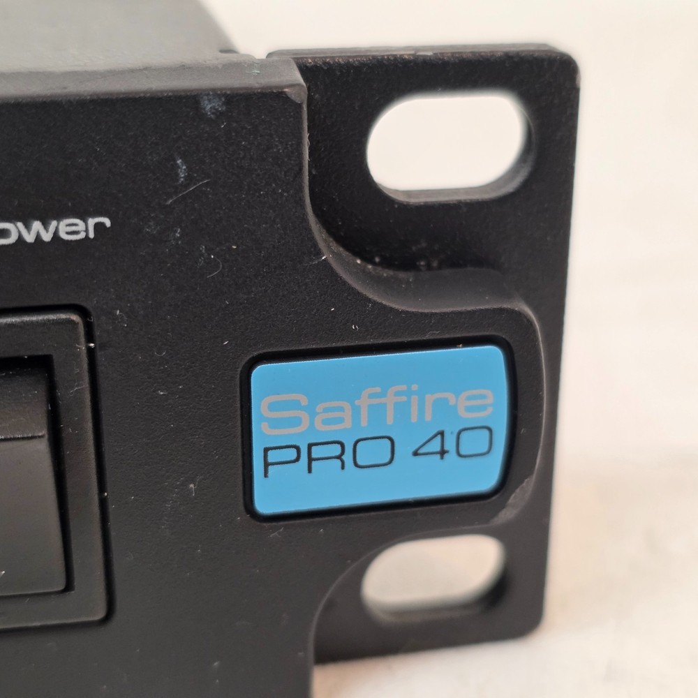 Focusrite Saffire Pro 40 Firewire Audio Interface Professional 20 In/Out