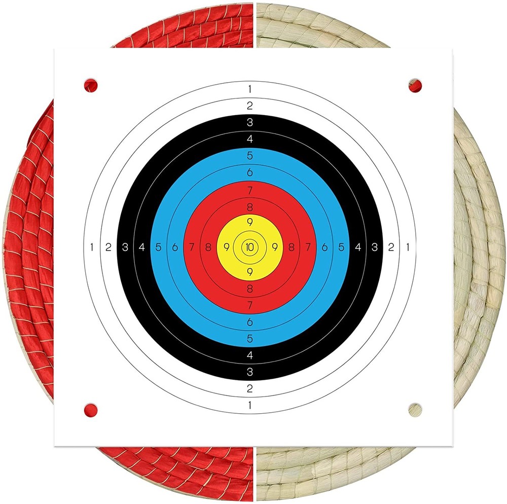 19.7” Archery Target Traditional Straw Target Bow Arrow Shooting Practice Target