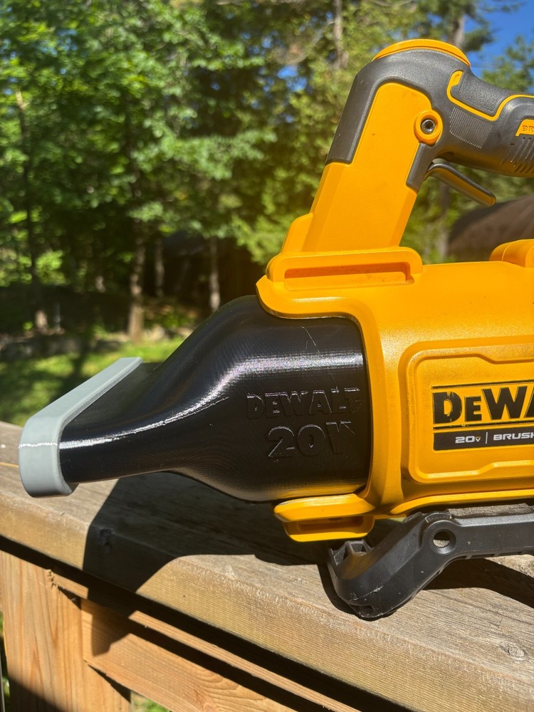 Compact Flat Short Nozzle For DeWalt 20V DCBL722 Leaf Blower
