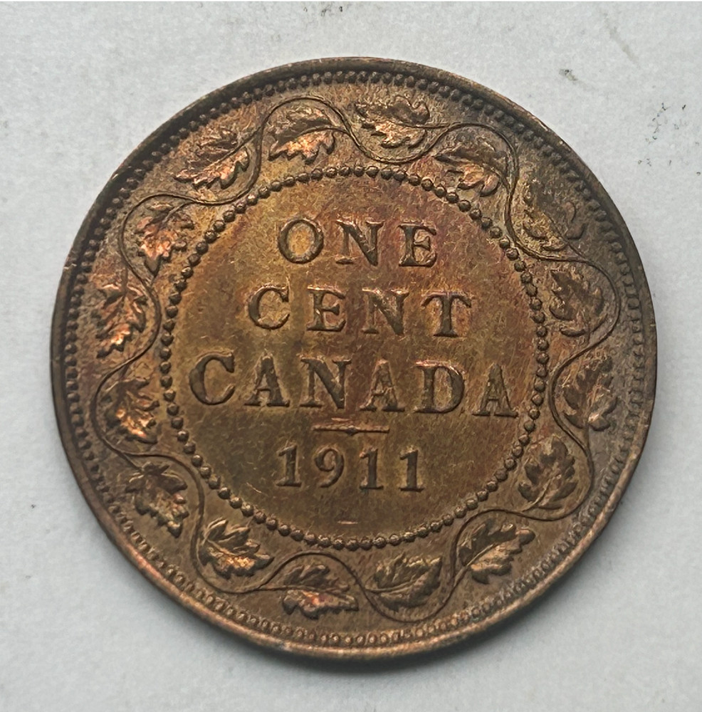 CANADA LARGE CENT 1911 - NICE GRADE - ONE YEAR TYPE