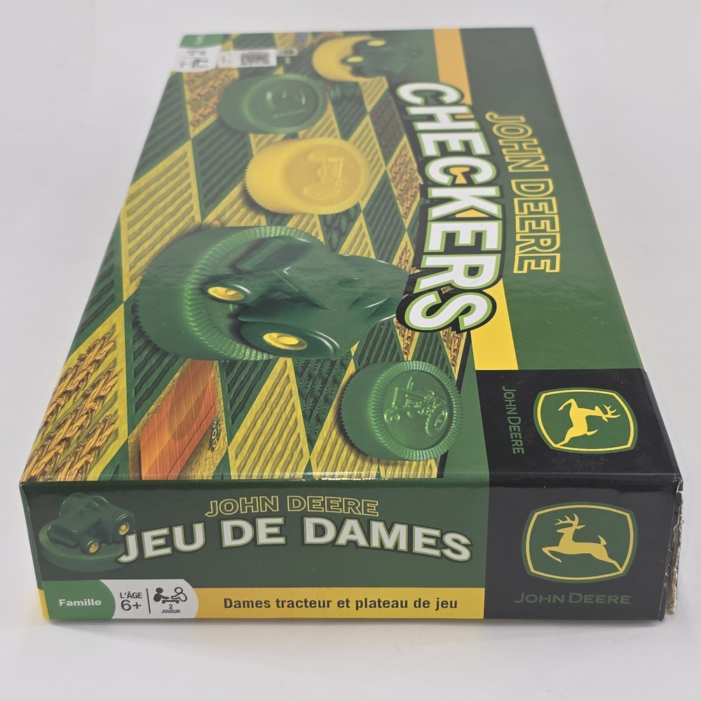 John Deere Tactors Checkers By Masterpieces Puzzle Co Complete