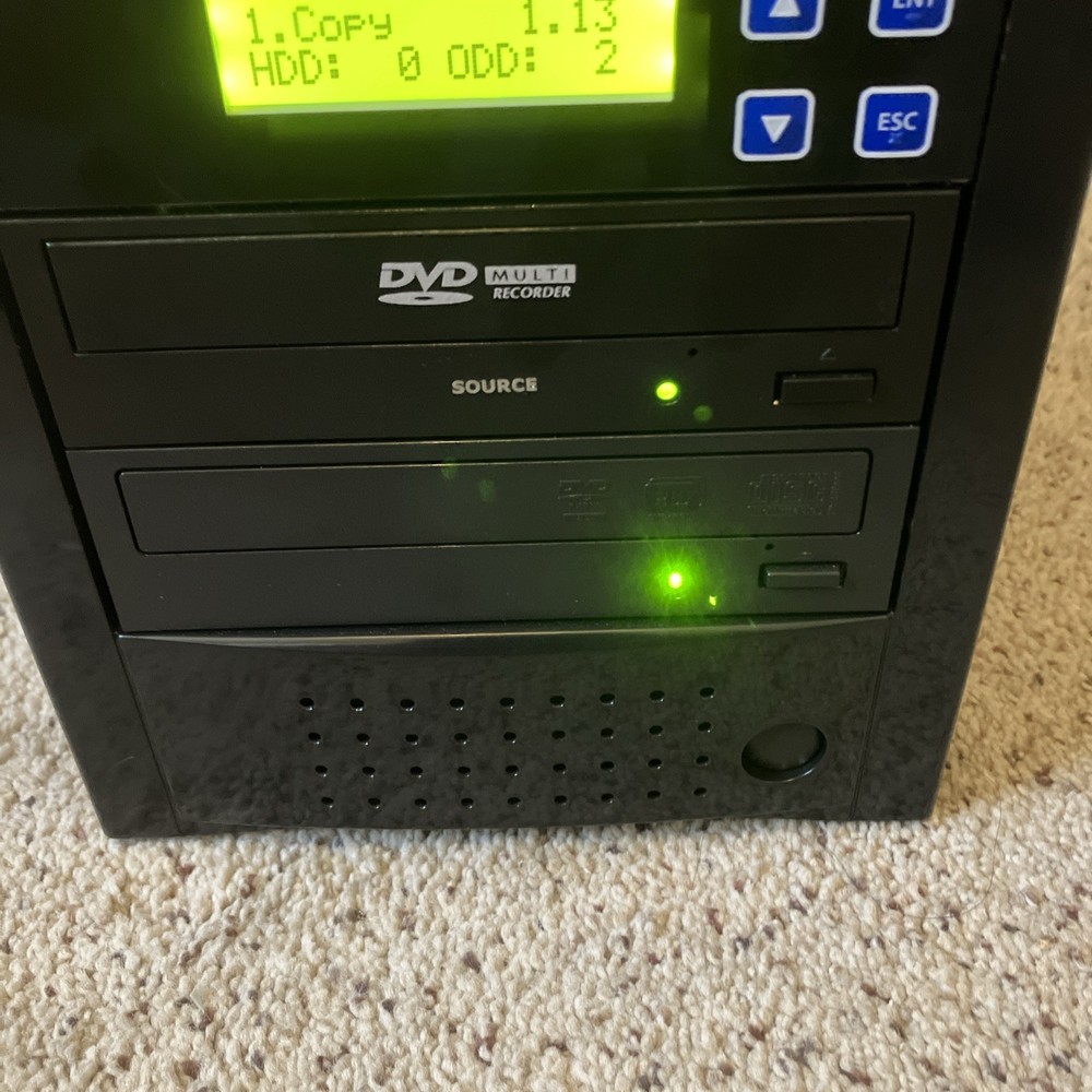 PlexCopier 24X 1 to 1 DVD Duplicator Copier Tower - Tested