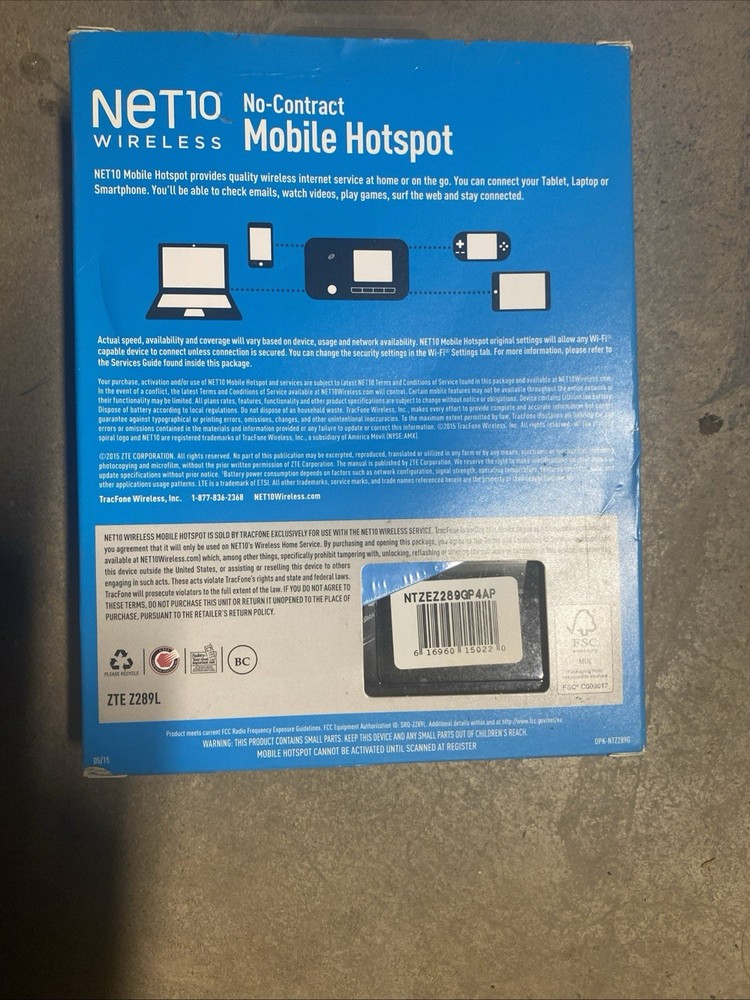 Net10 Wireless 4G LTE Mobile Hotspot