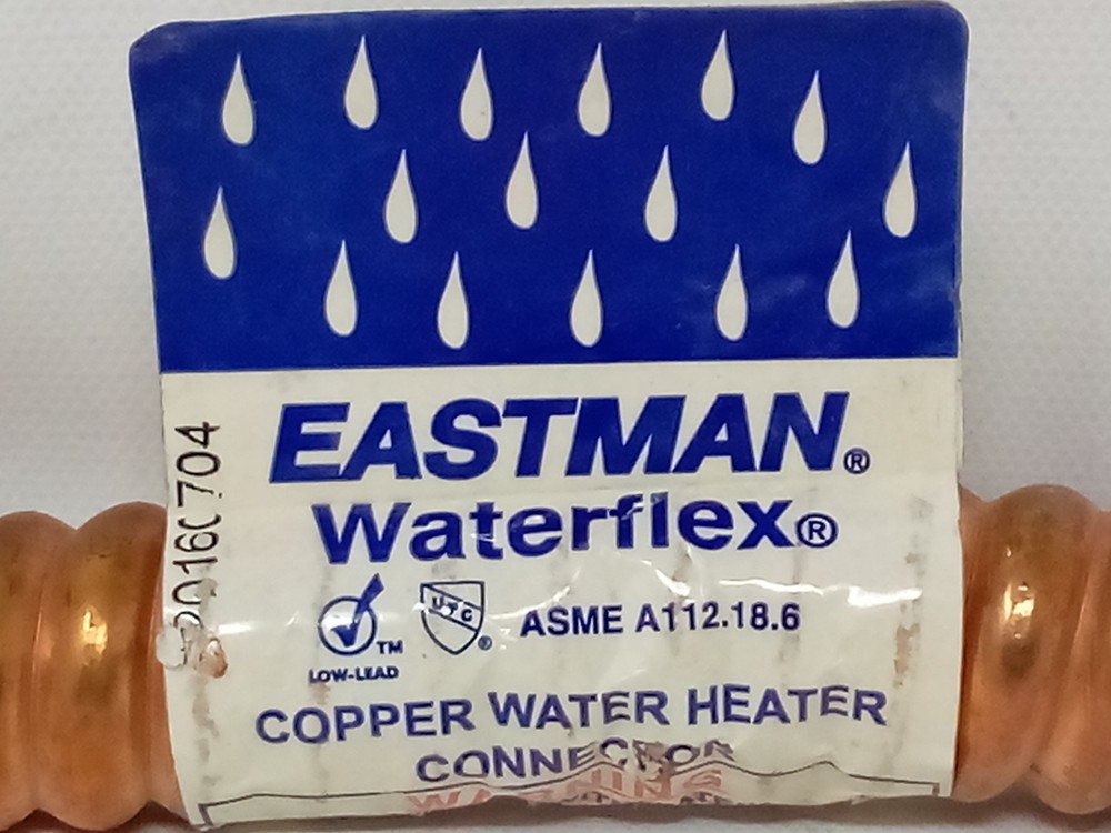 Eastman 24" Water Heater Corrugated Copper Connector