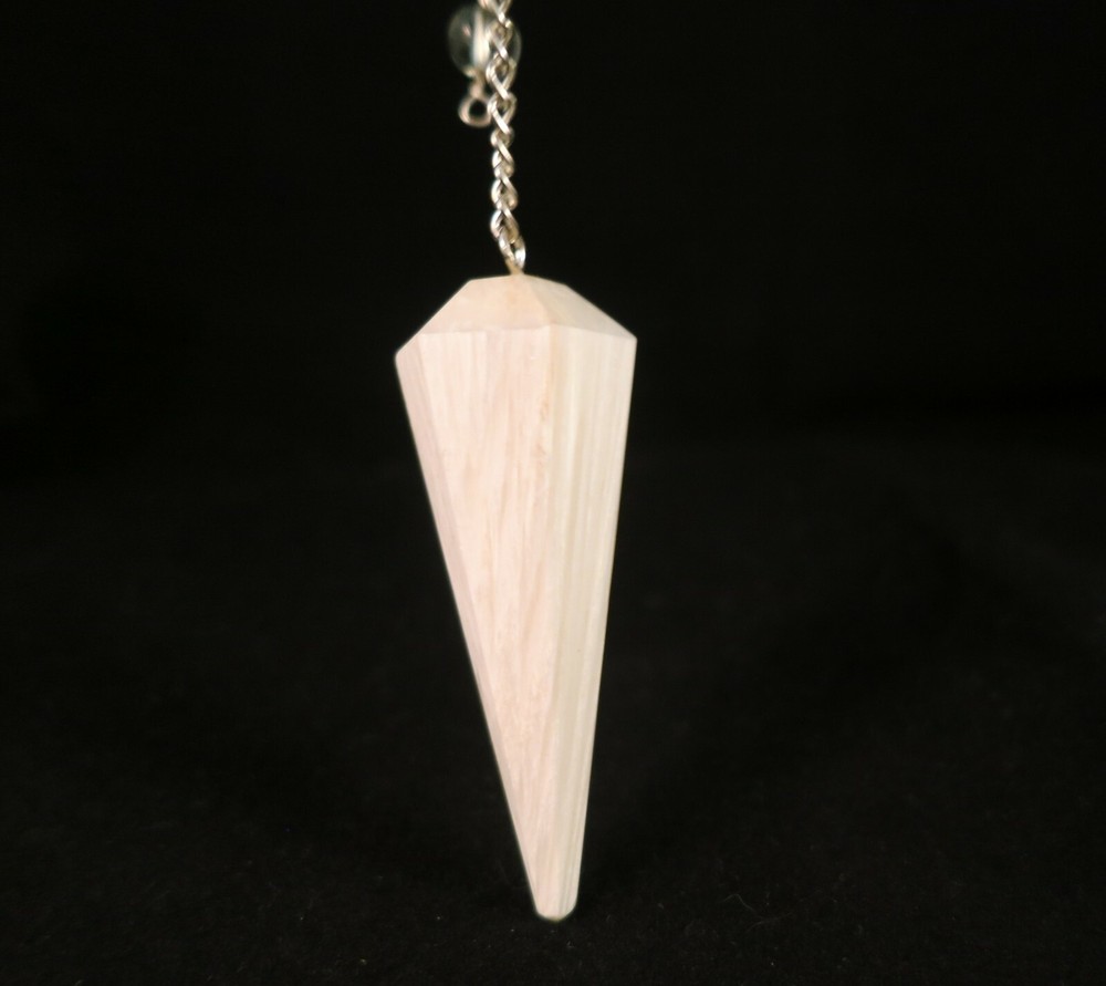 SCOLECITE CRYSTAL PENDULUM - INDIA