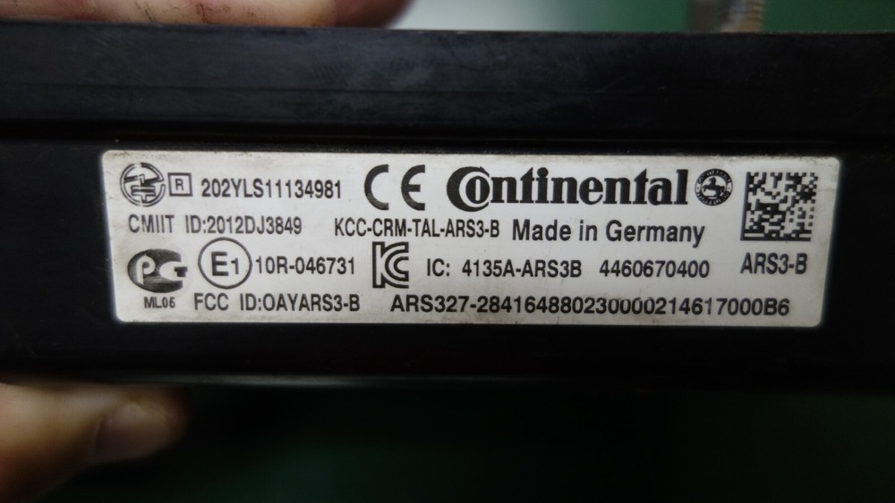 Continental Meritor WABCO Collision Avoidance Module 4460670400