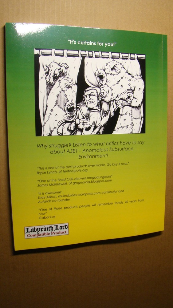 MODULE - ASE2-3 *NM+ 9.6* ANOMALOUS SUBSURFACE ENVIRONMENT - DUNGEONS DRAGONS