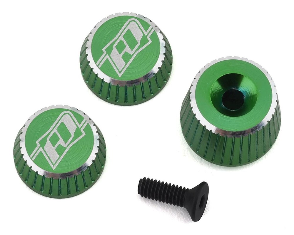 Revolution Design M17 Dial & Nut Set (Green) [RDRP0501-GRE]