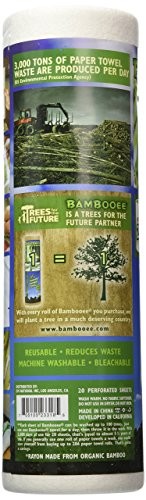 Bambooee Reusable Bamboo Towel ( Single roll, each roll comes with 20 sheets of