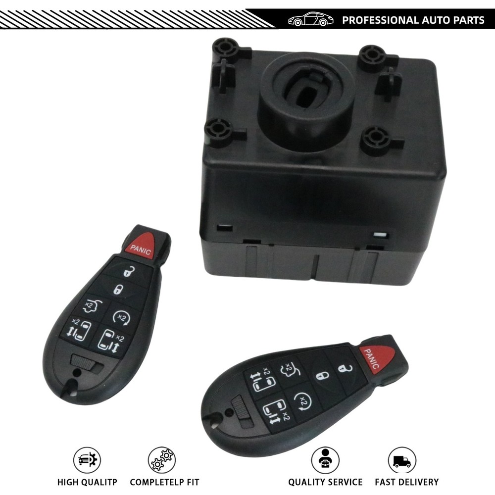 For 09-12 Dodge Ram 1500 Wireless Ignition WIN Module Node -Programmed w/Keys