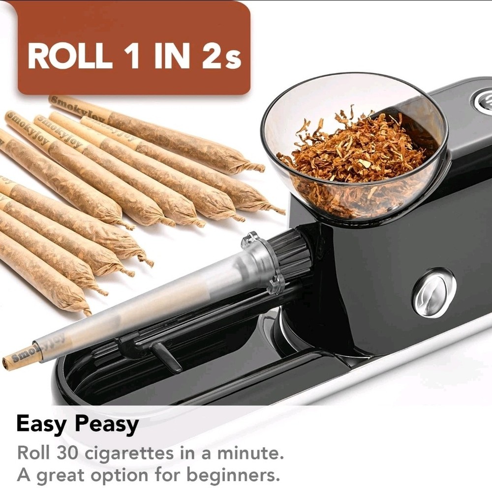 Cigarette Rolling Machine, Electric Pre Roll Machine, Automatic Preroll Cone Loa