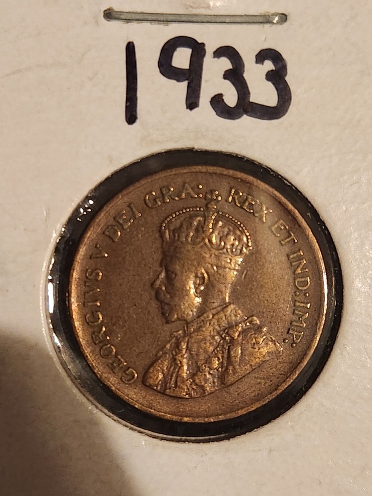 1933 CANADA CENT - HIGH QUALITY - UNCIRCULATED CONDITION BU