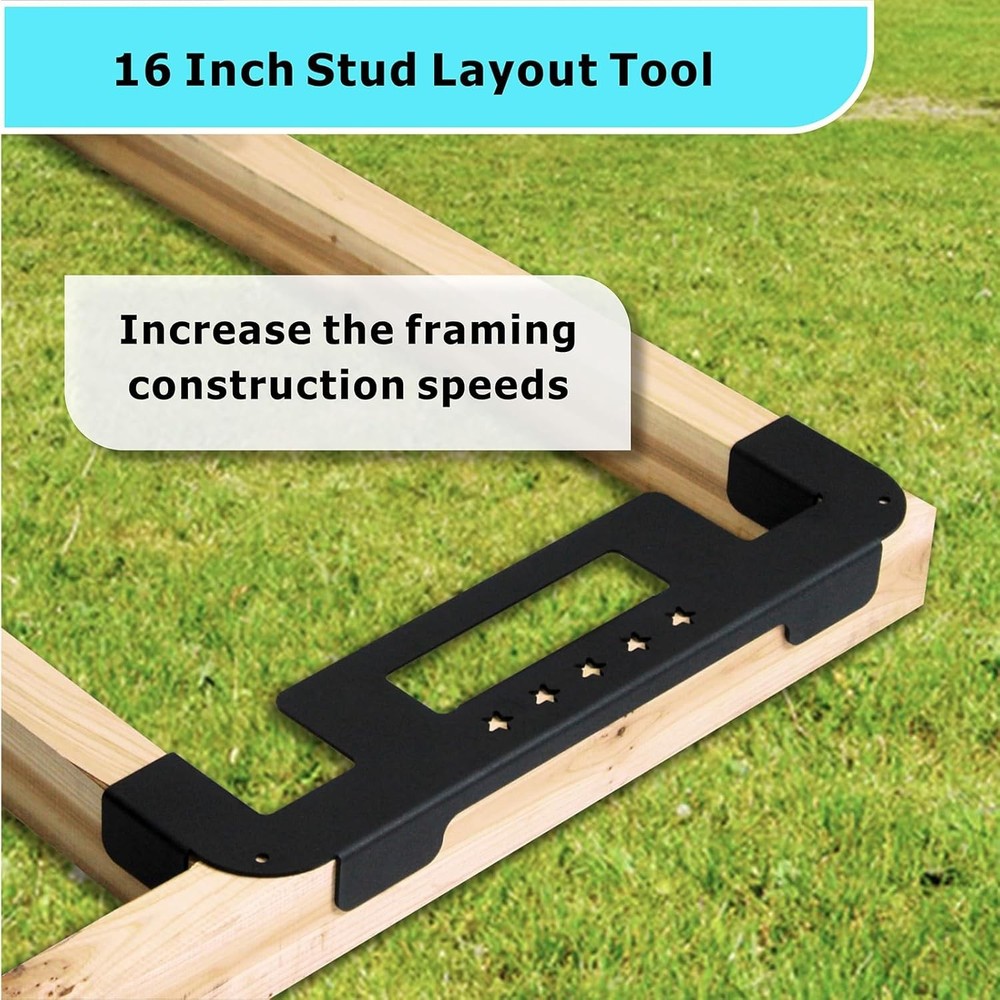 1PCS Framing Tools 16 Inch Stud Layout Tool Framing Spacing Tool Wall Stud