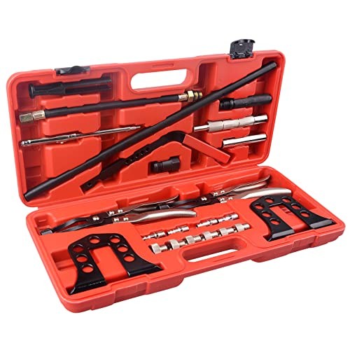 Pro Cylinder Head Service Set Valve Spring Compressor Removal Installer Kit