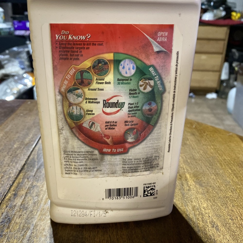 roundup concentrate weed and grass killer 36.8 fl oz