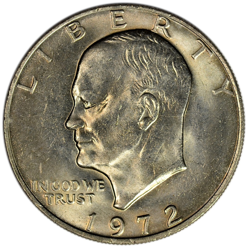 1972 $1 BU Eisenhower Dollar