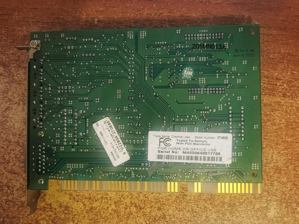 Vintage tested Creative AWE64 Value CT4520