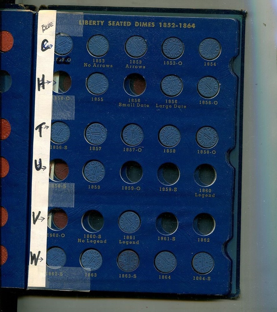 OPA TOKEN WORLD WAR 2 55 DIFFERENT WITH 8 ERRORS IN ALBUM 9080R