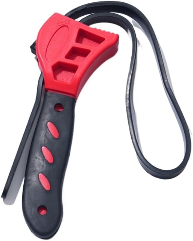 2PCS Strap Wrench Plumbing Rubber Strap Wrench Set