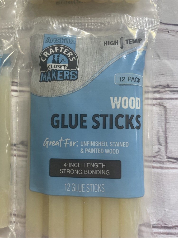 4 pack- Crafters Closet Makers Wood Glue Sticks