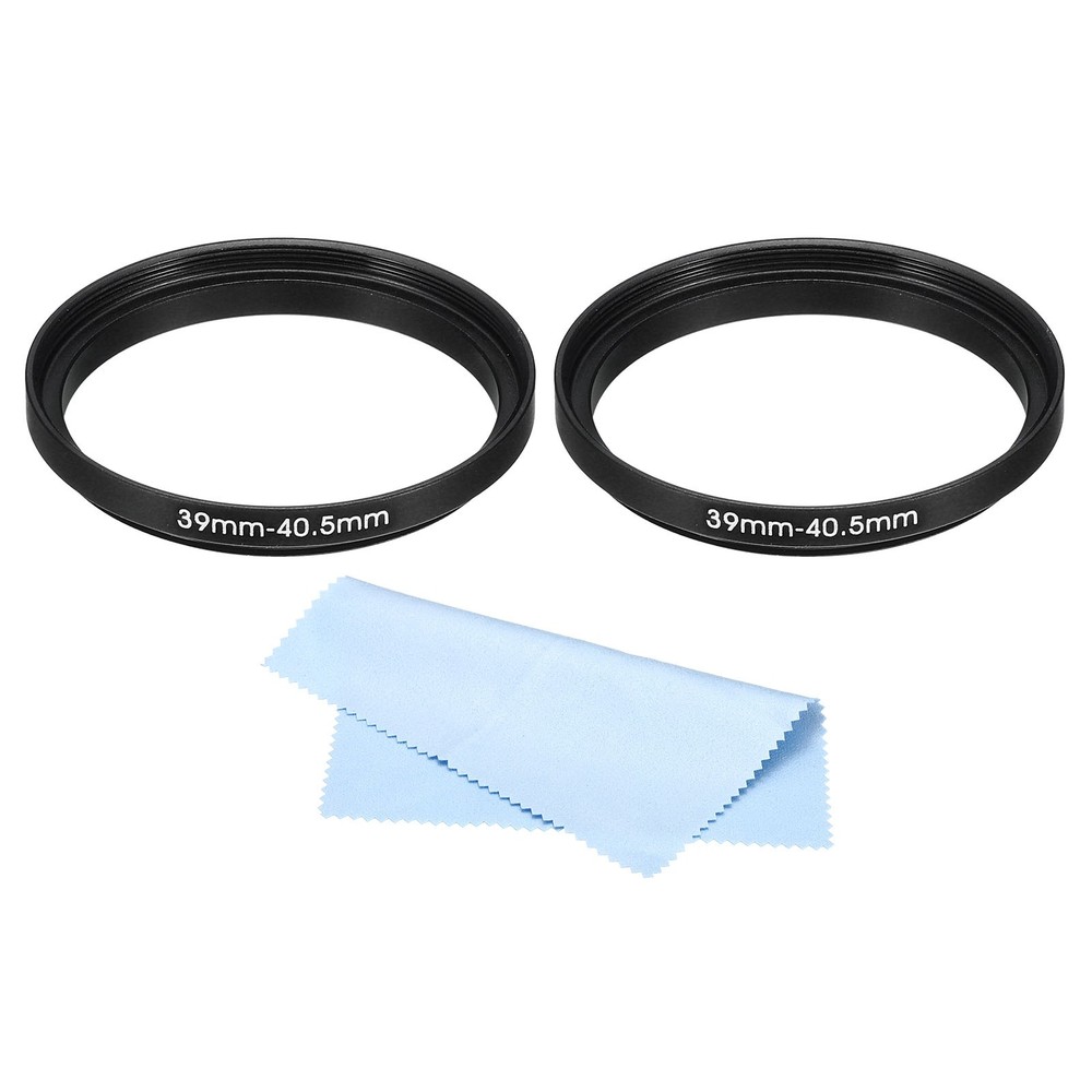 39mm-40.5mm Step Up Ring Camera Lens Filter Adapter Ring Filter with Cloth