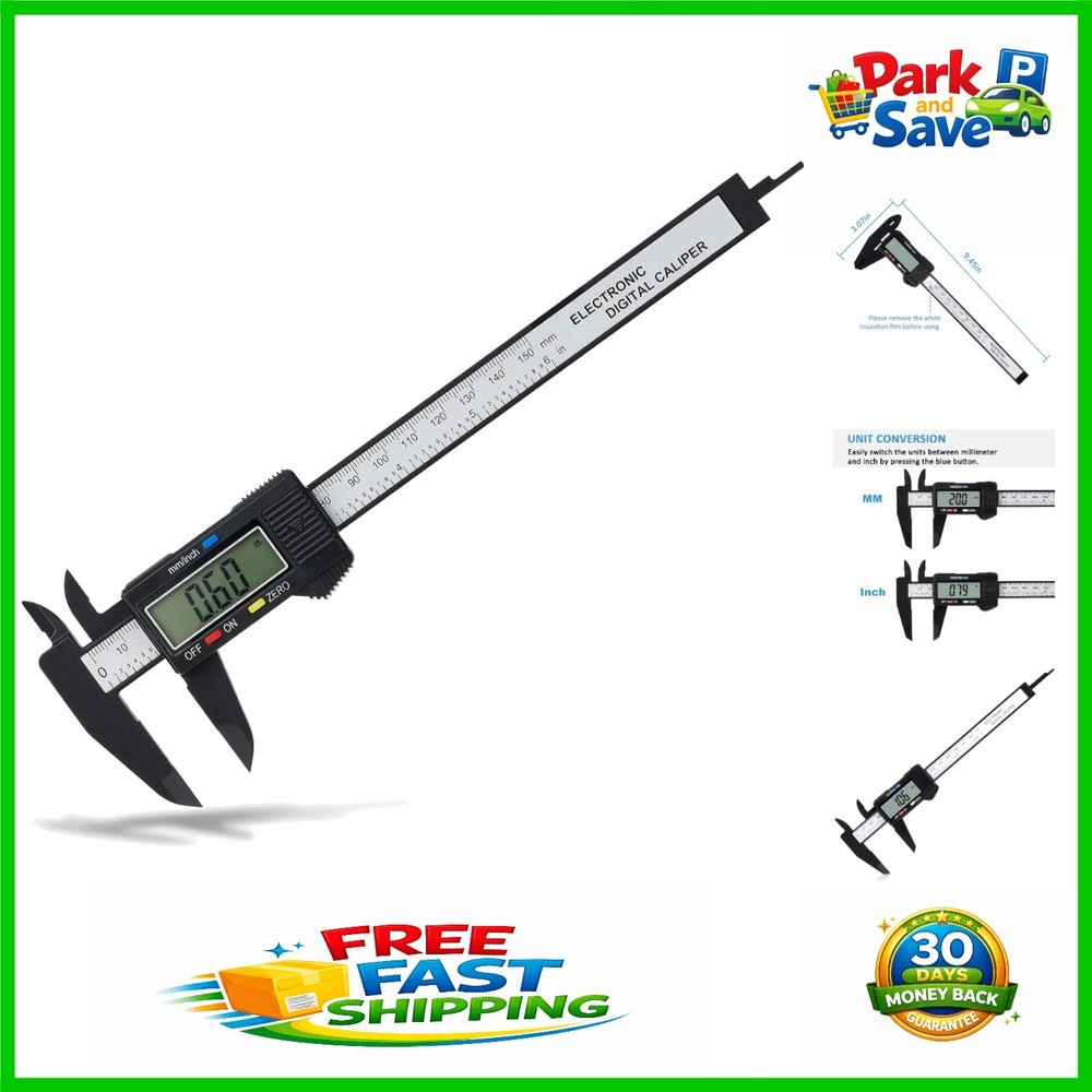 Versatile Digital Caliper 0-6 Inches - Accurate Measuring with Multiple Modes