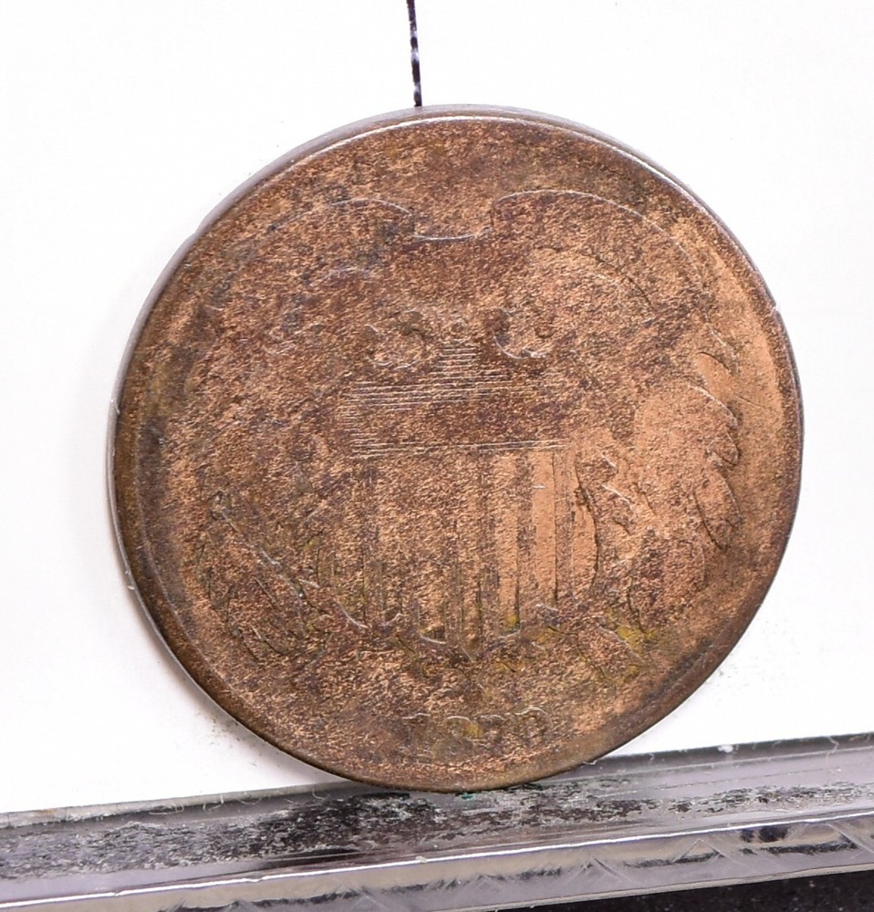 1870 Two Cent Piece - AG Details, Cleaned (#56784-K)