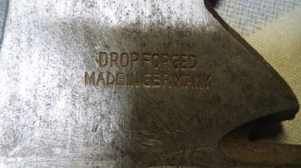 Vintage Made in Germany Carpenters Hatchet with Custom Handle