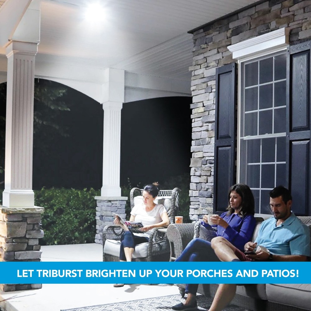 Bell + Howell TriBurst 4000 Lumens Multi-Directional LED 3 Panel Ceiling Light