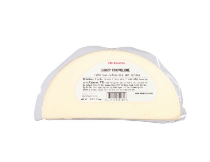 BelGioioso Sharp Provolone Cheese, 8 oz ( 2 Pack)