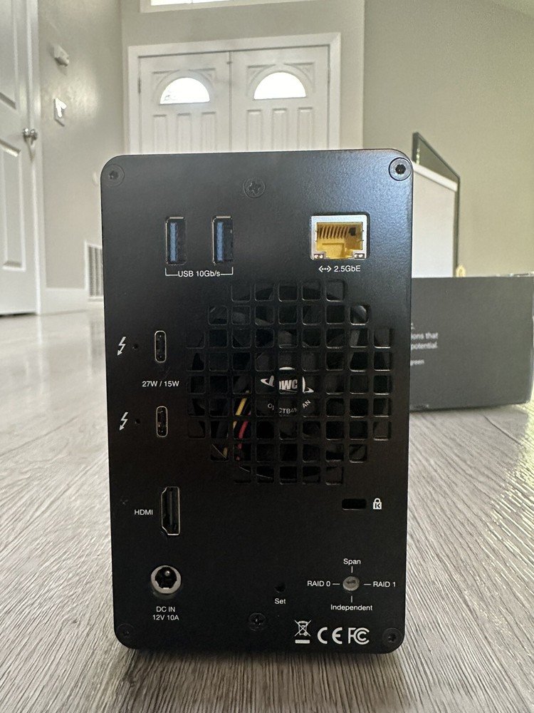 OWC Gemini 12TB Dual-Drive Thunderbolt Hardware RAID Storage And Ducking Soluti