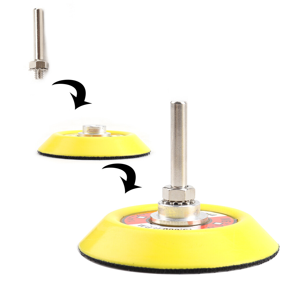 Sanding Disc Pad Hook&Loop Attachment With Drill For Angle Grinder Sanding Disc