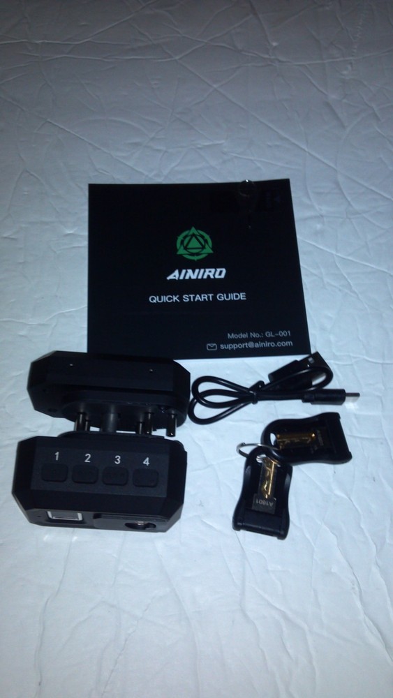 Ainiro Smart Biometric Gun Trigger Lock Model Number # GL-001