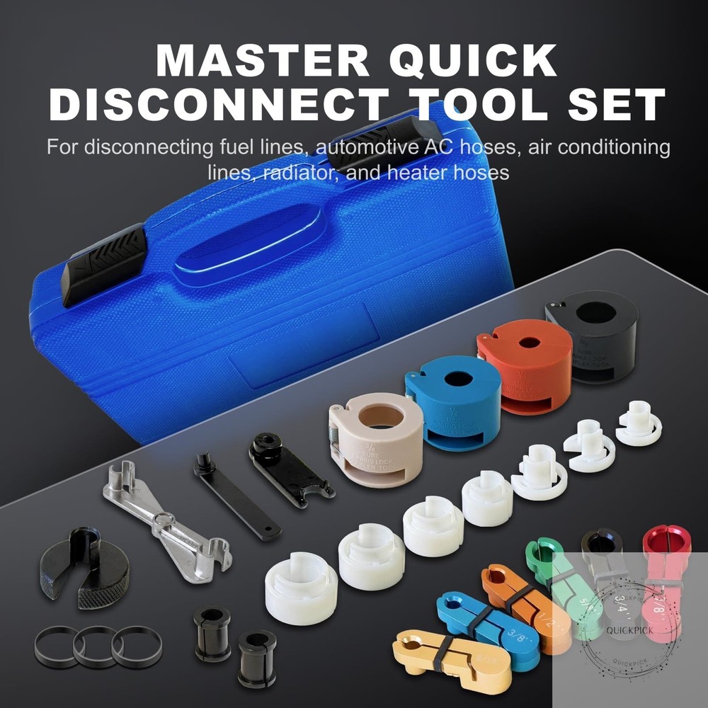 Master Quick Disconnect Tool Set 22pcs Premium Fuel Line Disconnect Tool Set