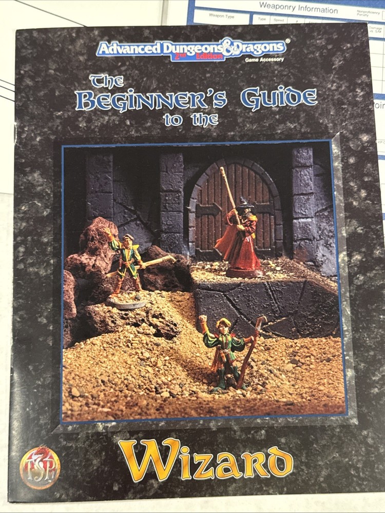 Wizards Screen 9468 Beginners Guide & More Dungeons & Dragons AD&D 2nd Edition