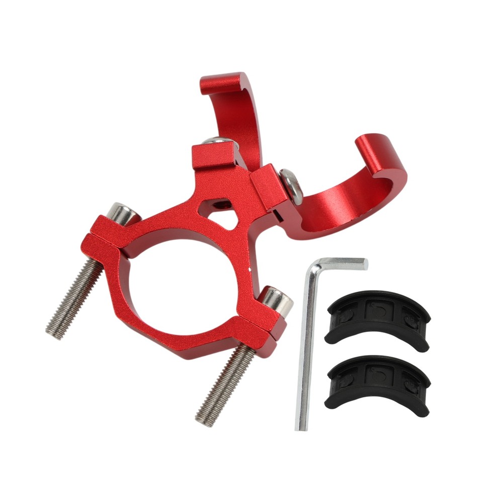 Motorcycle Bow Hook Screw Nut 1 Set Red