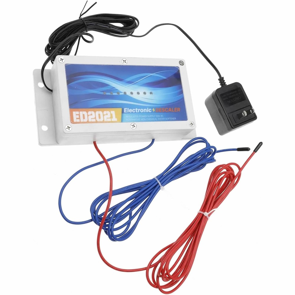 Electronic Water Descaler System, Reduces Limescale, Rust, and Minerals