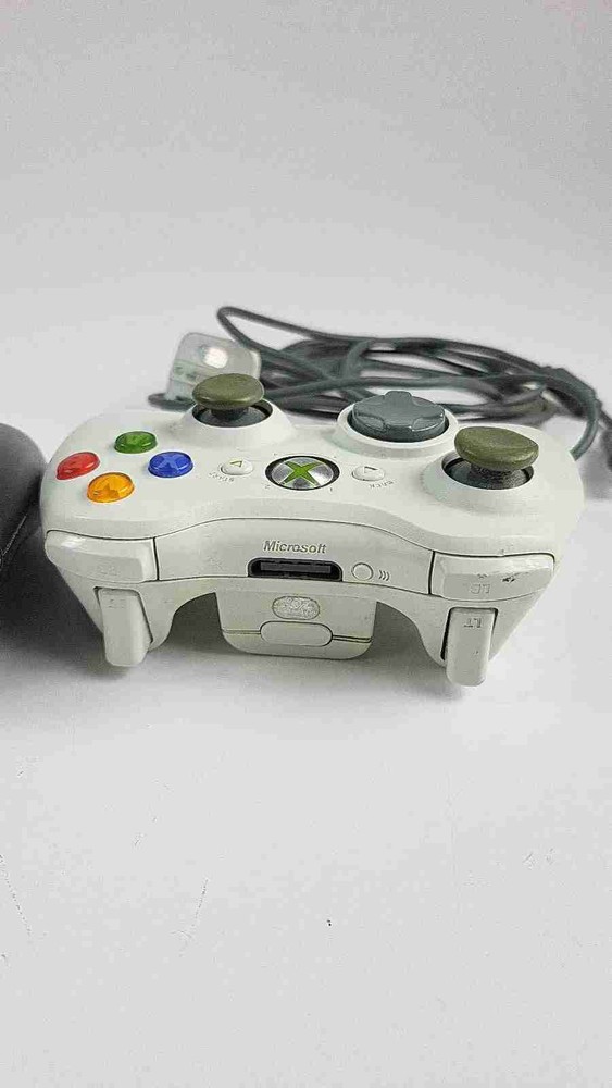 2x Xbox 360 Controllers + USB Power Adapter (Only One Battery Pack)